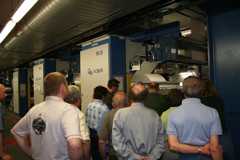i - imprimerie (74).JPG - Visite de l’imprimerie du Leipziger Volkszeitung - mise en place des rouleaux